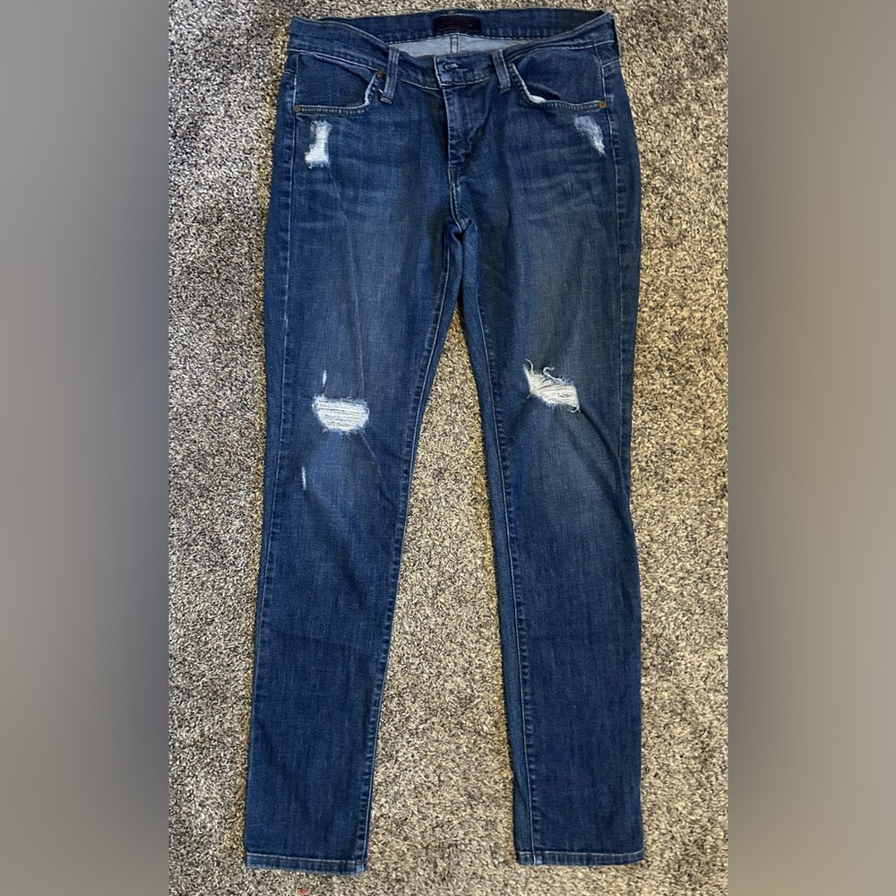 James Jeans Neo Beau Distressed Denim in color Gemini